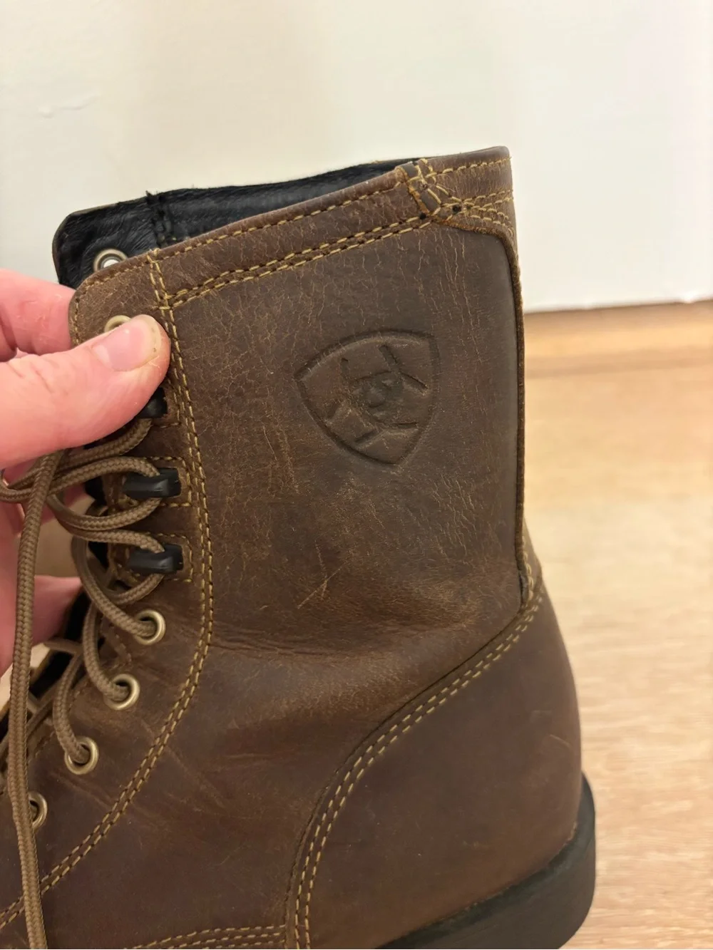 Ariat Heritage Lacer Men’s Boots Leather Western 8.5 D 10001988 (+bonus insoles)
